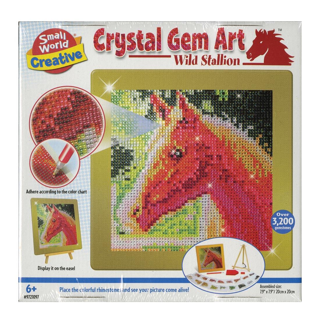 package of Crystal Gem Art Wild Stallion