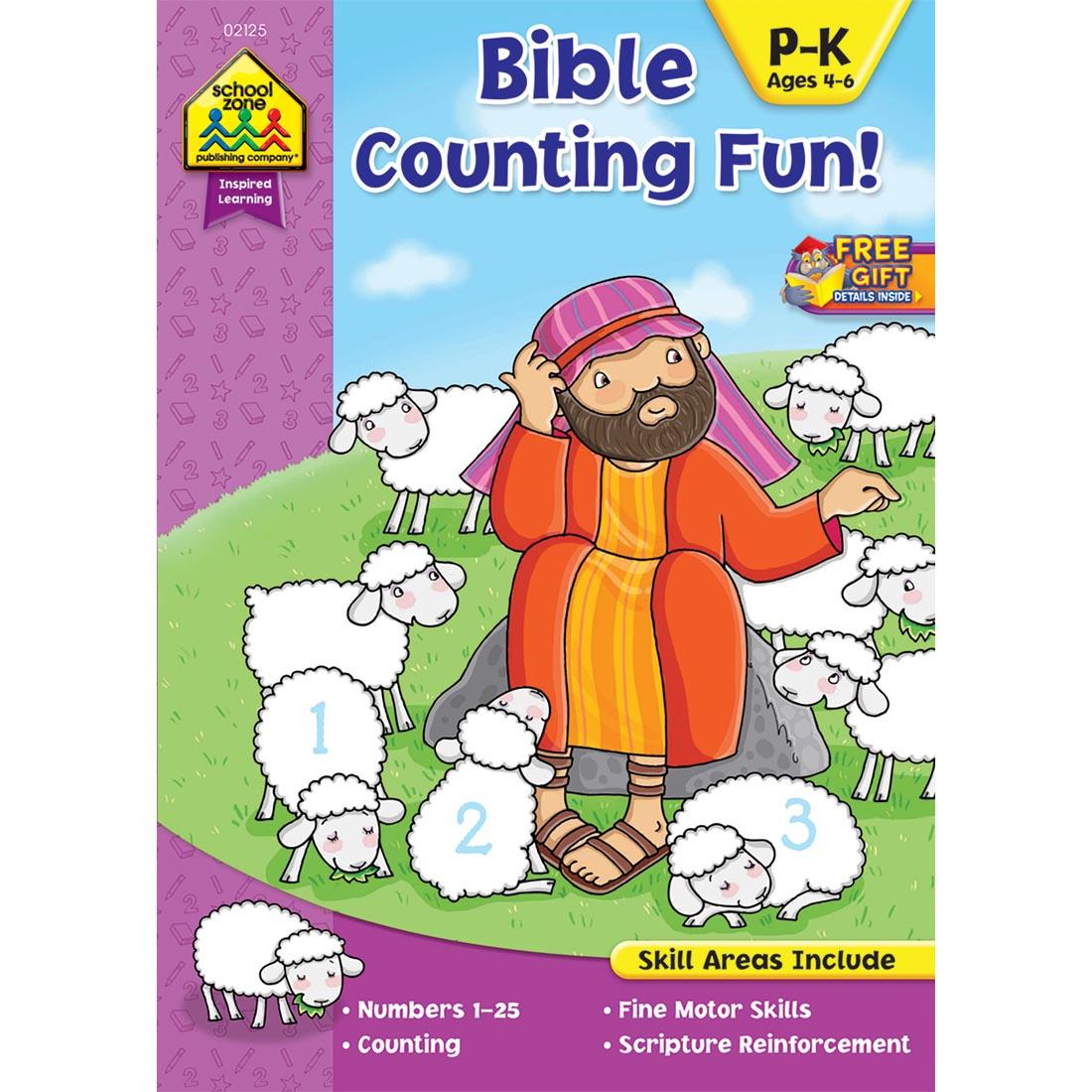 Cover of School Zone Book Bible Counting Fun