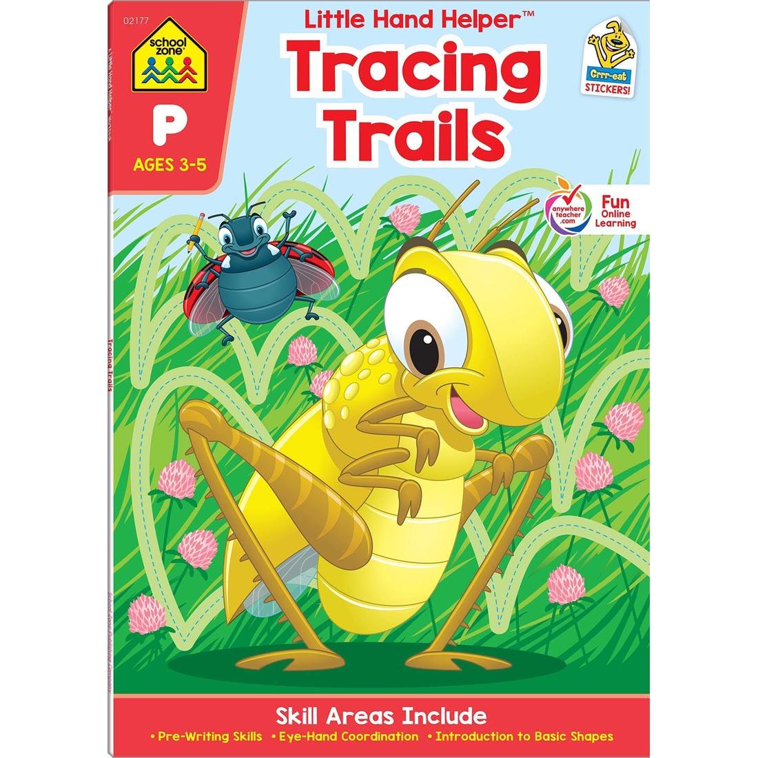Cover of School Zone Little Hand Helper Tracing Trails Workbook