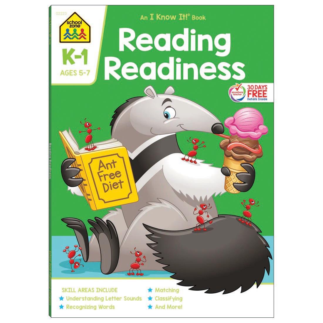 Cover of School Zone Reading Readiness Deluxe Edition Workbook