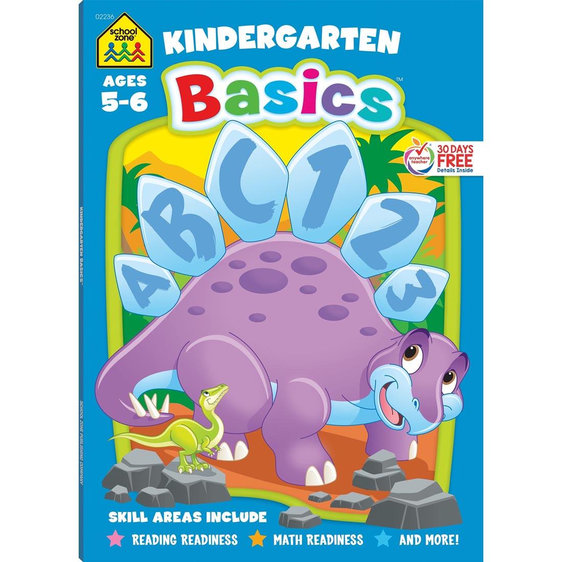 Cover of School Zone Kindergarten Basics Deluxe Edition Workbook