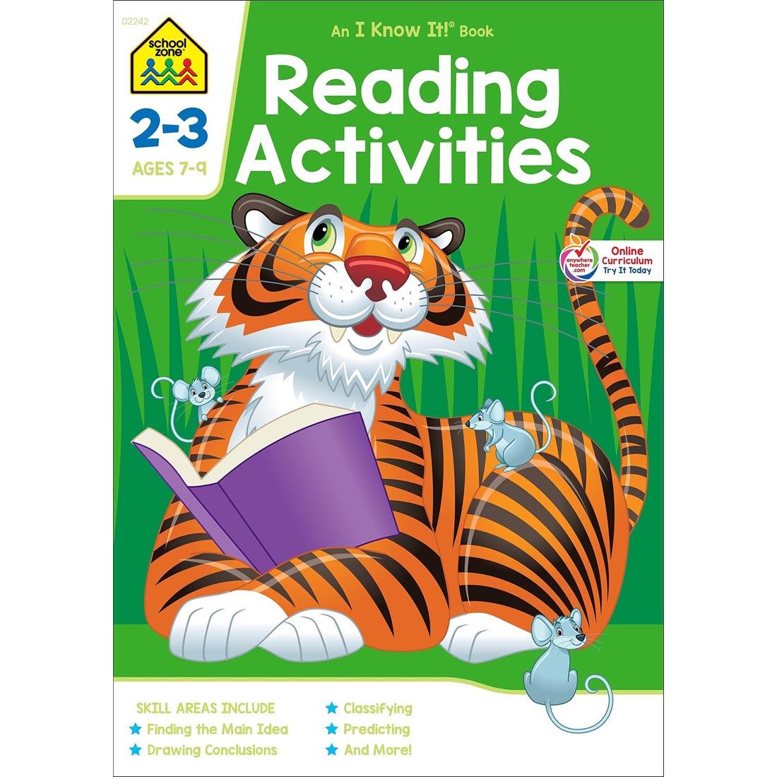 Cover of School Zone Reading Activities Deluxe Edition Workbook Grades 2-3