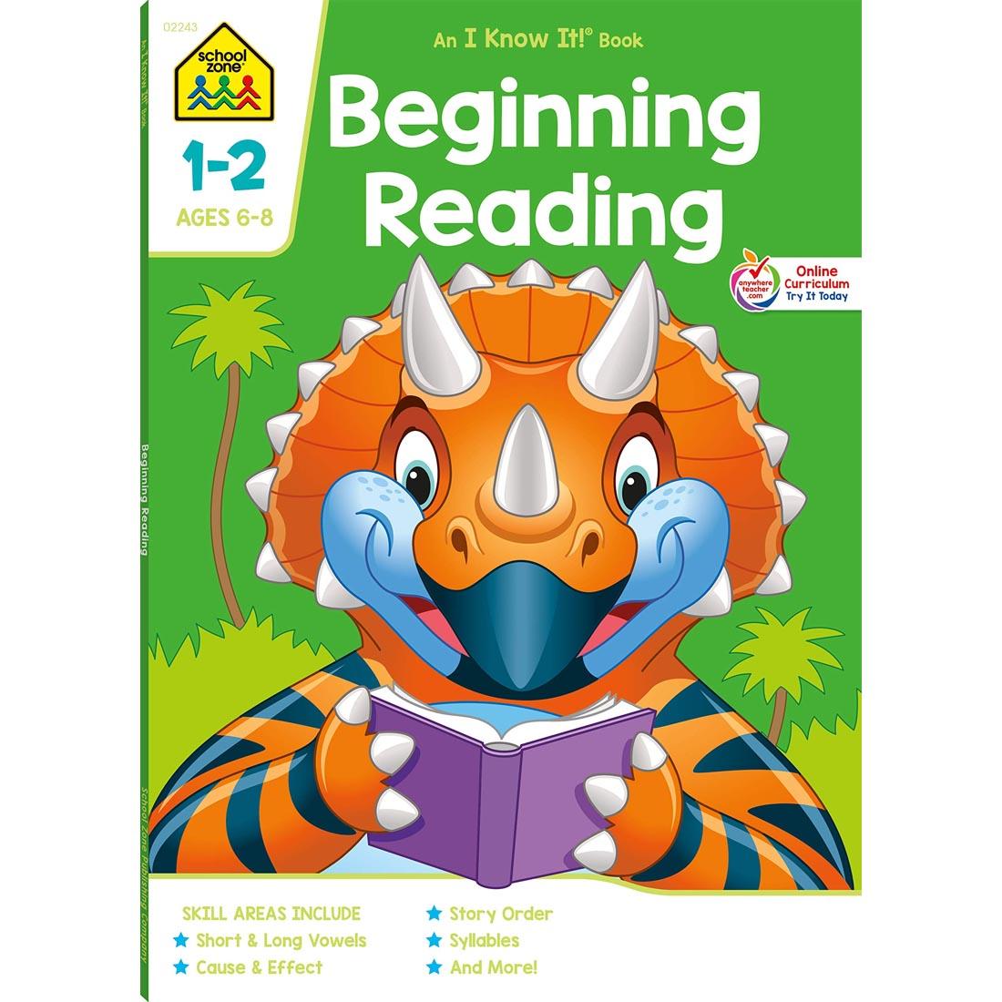 Cover of School Zone Beginning Reading Deluxe Edition Workbook