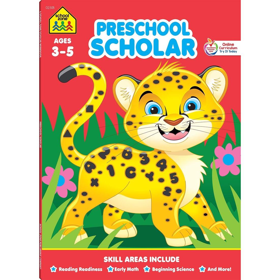 Cover of School Zone Preschool Scholar Deluxe Edition Workbook