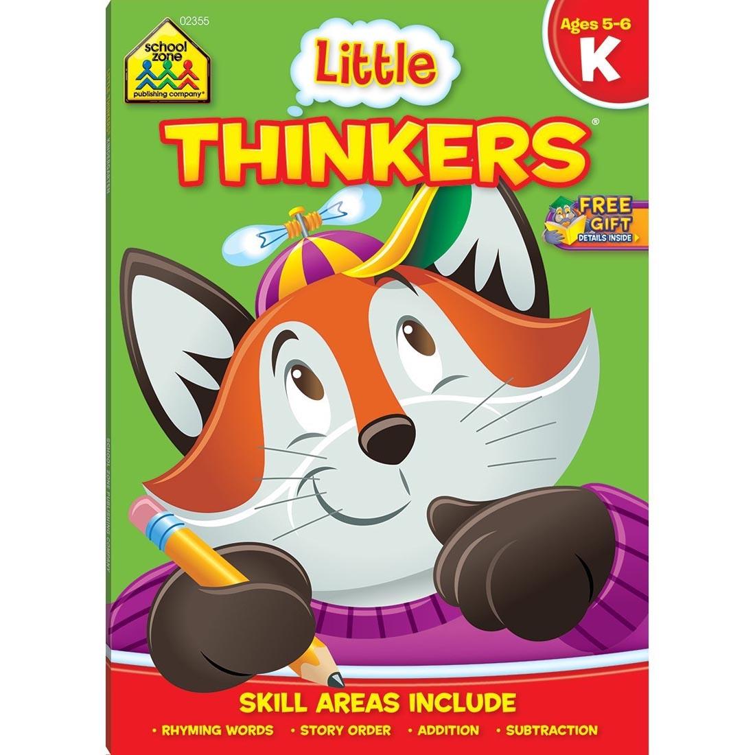 Cover of School Zone Little Thinkers Workbook Kindergarten