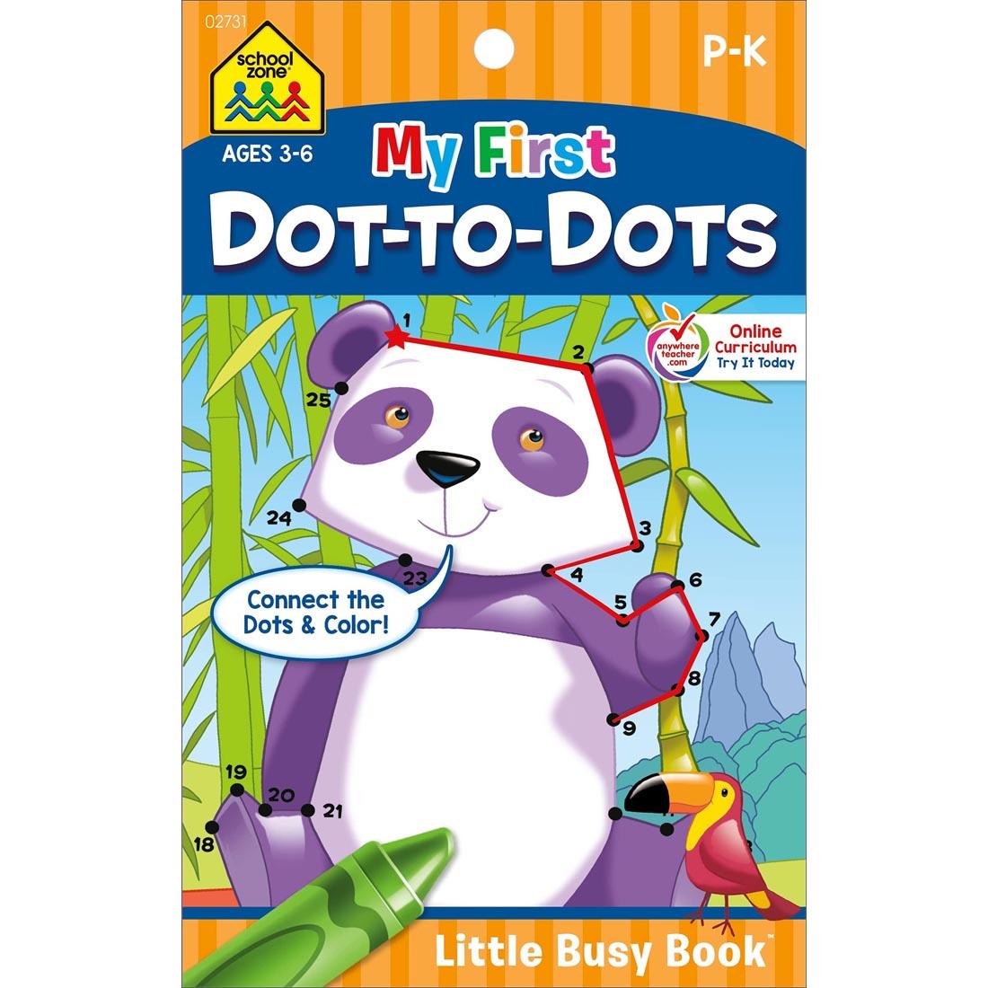 Cover of School Zone My First Dot-To-Dots Little Busy Book