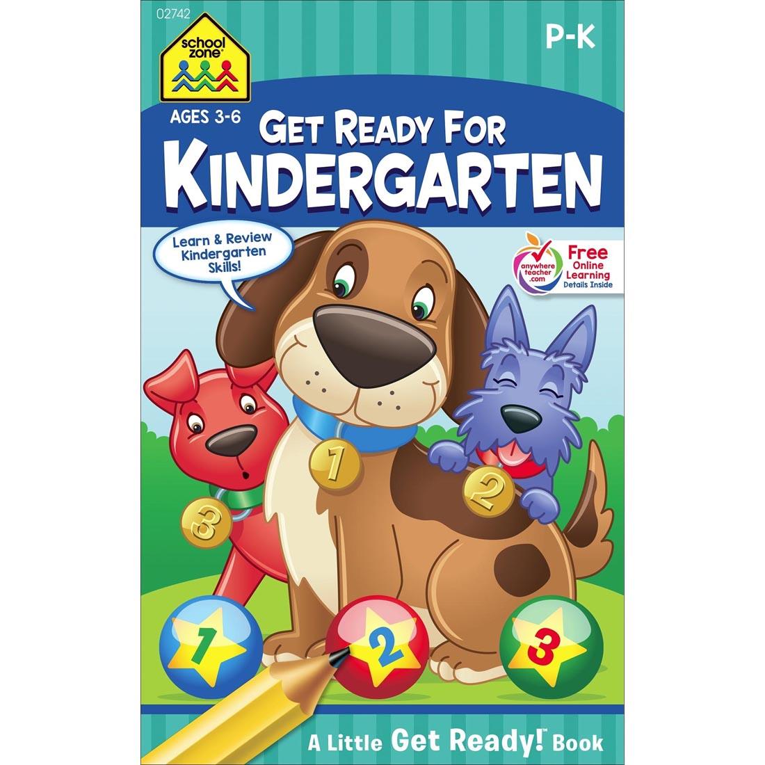 Cover of School Zone Get Ready For Kindergarten Book