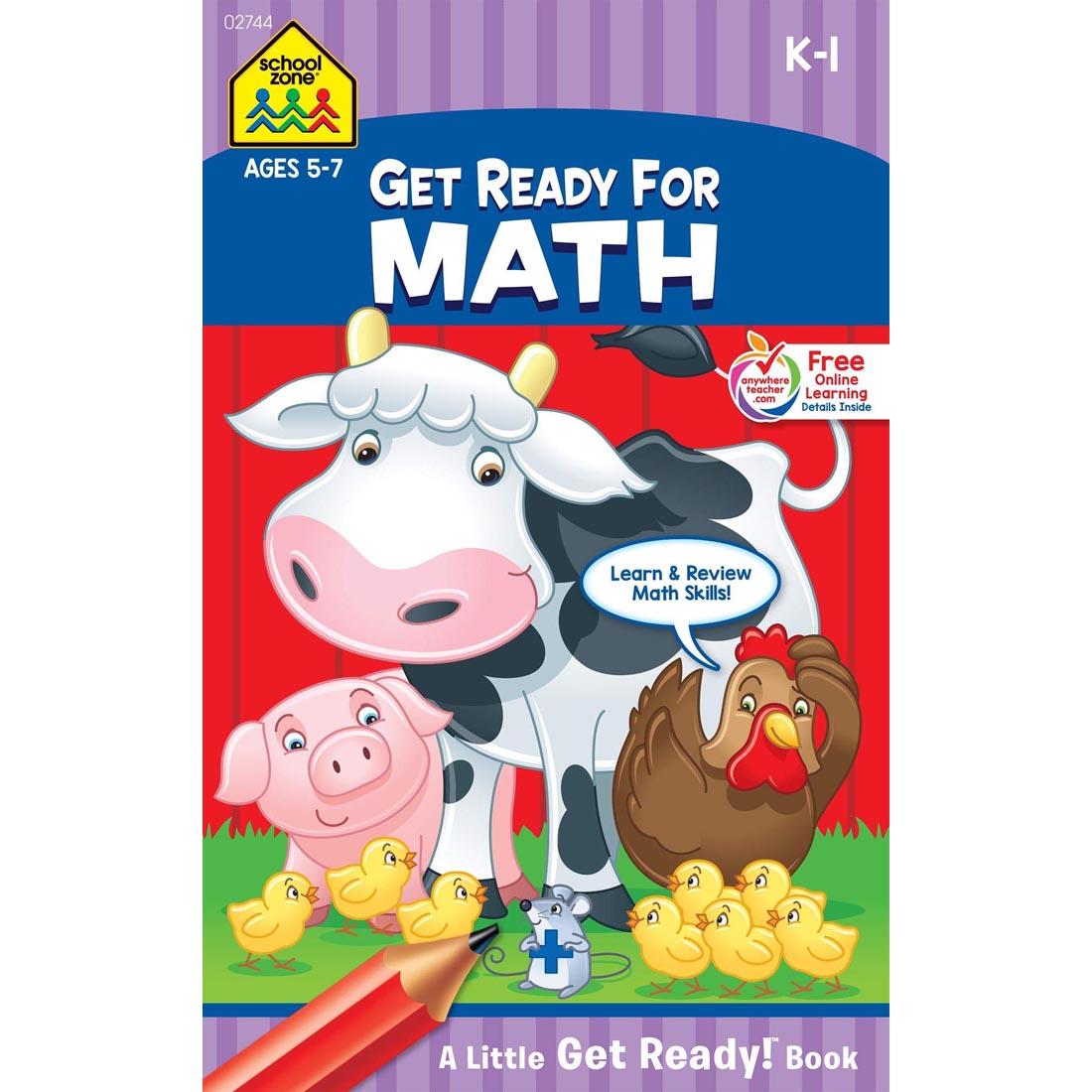Cover of School Zone Get Ready For Math Little Get Ready! Book