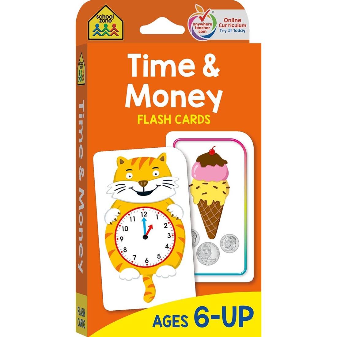 School Zone Time & Money Flash Cards