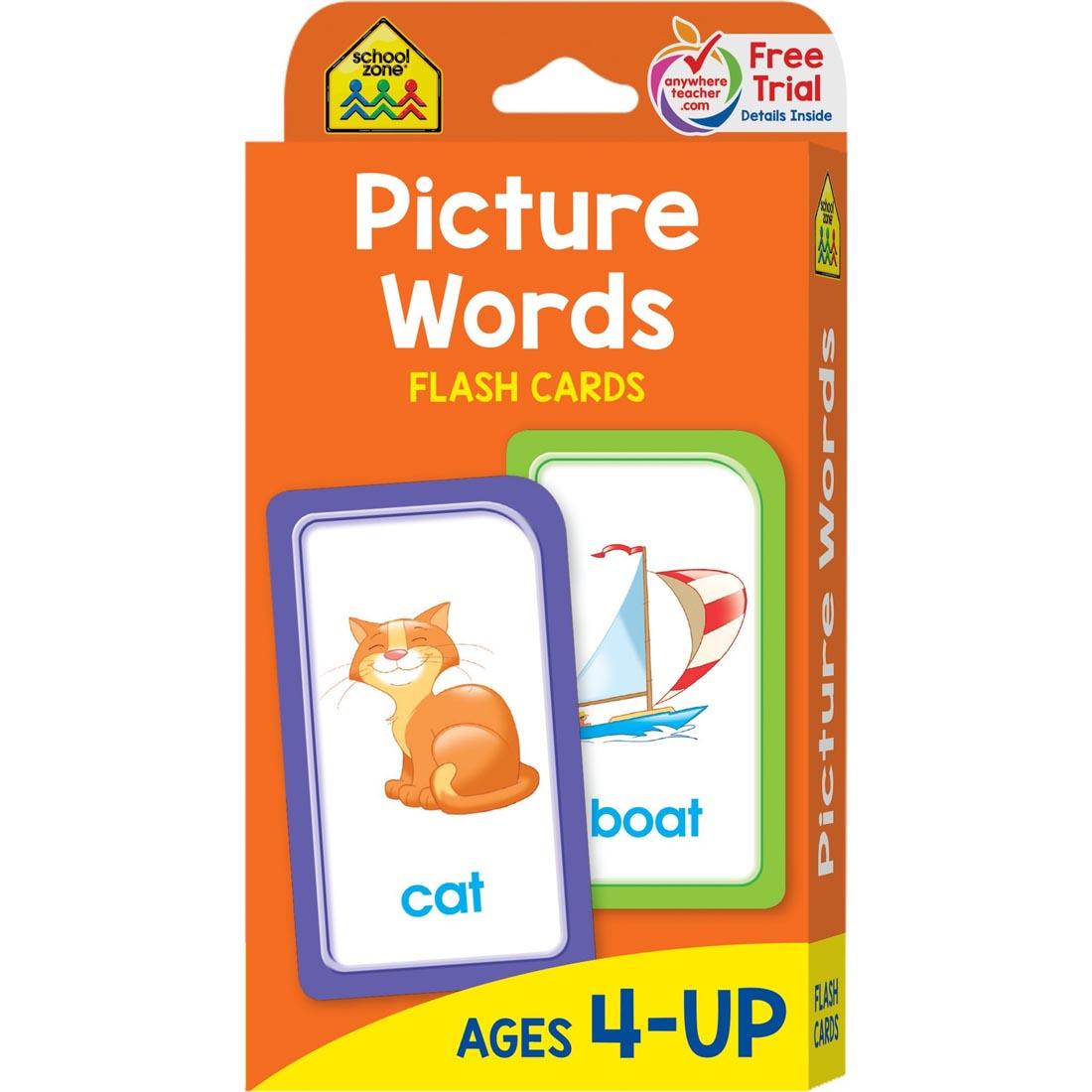 School Zone Picture Words Flash Cards