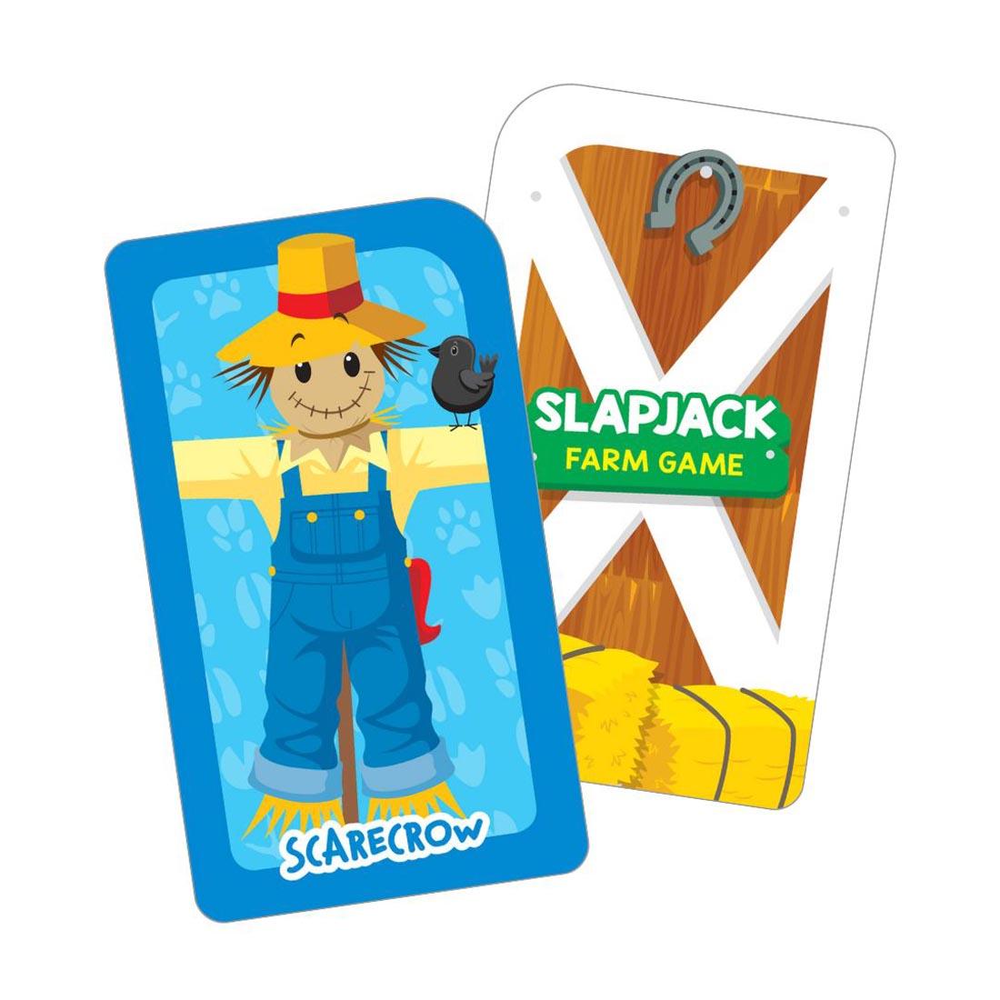 Sample farm image card from School Zone Slapjack Farm Card Game