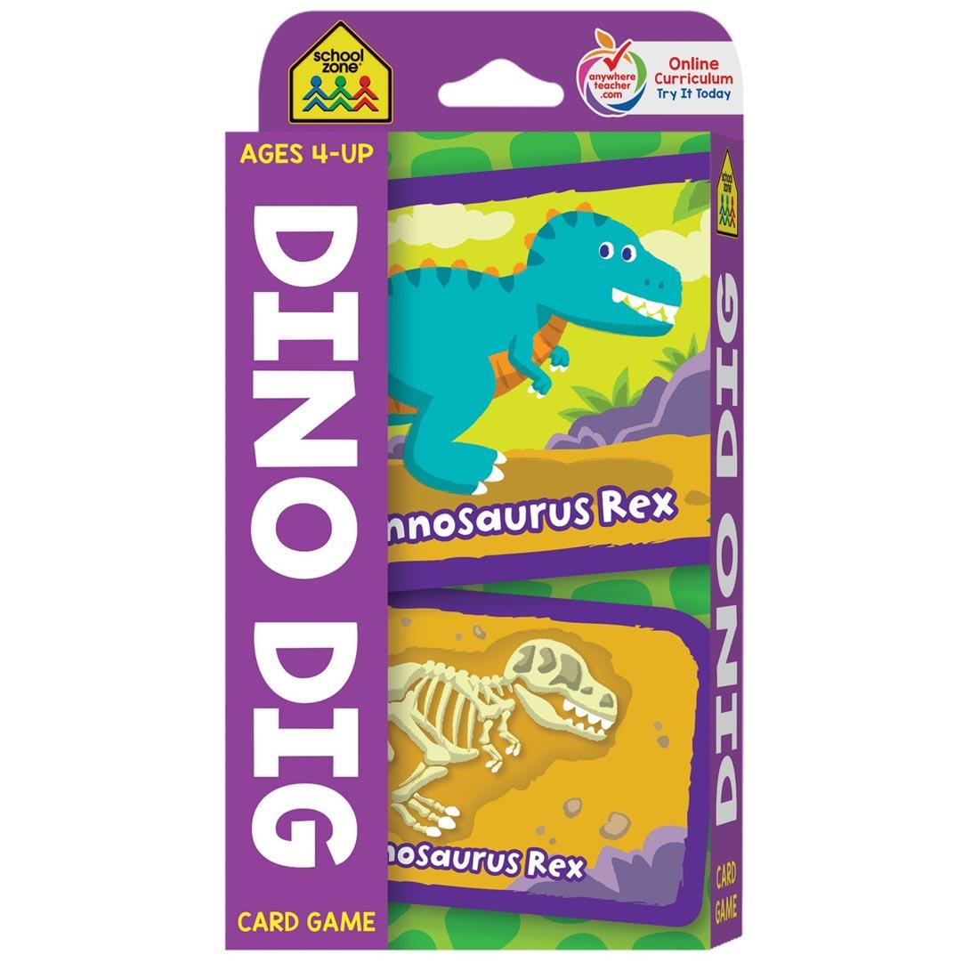 School Zone Dino Dig Card Game