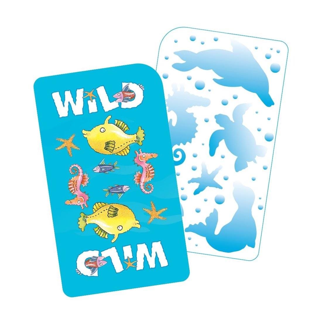 Sample wild card from School Zone Math War: Multiplication Game Cards