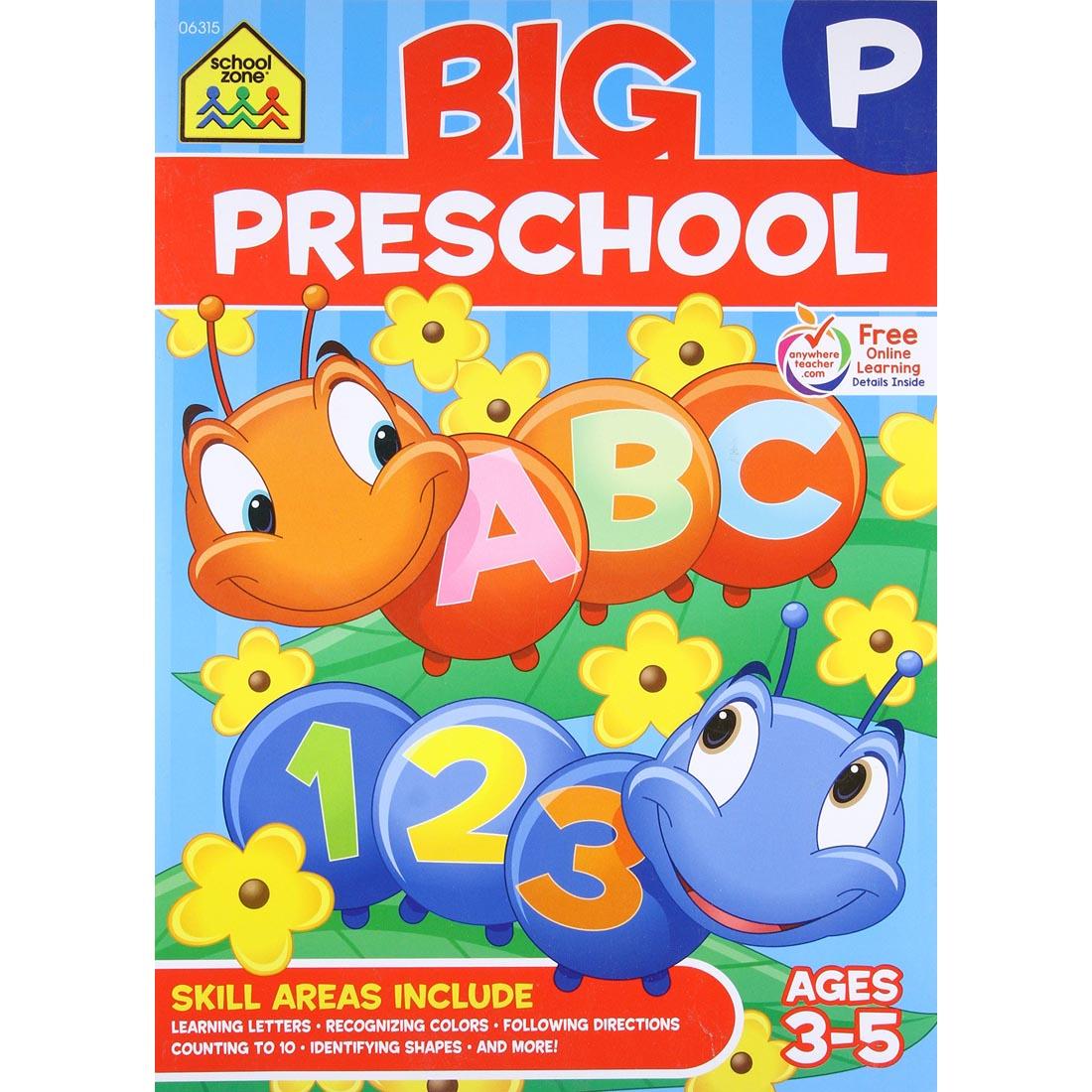 Cover of School Zone Big Preschool Workbook