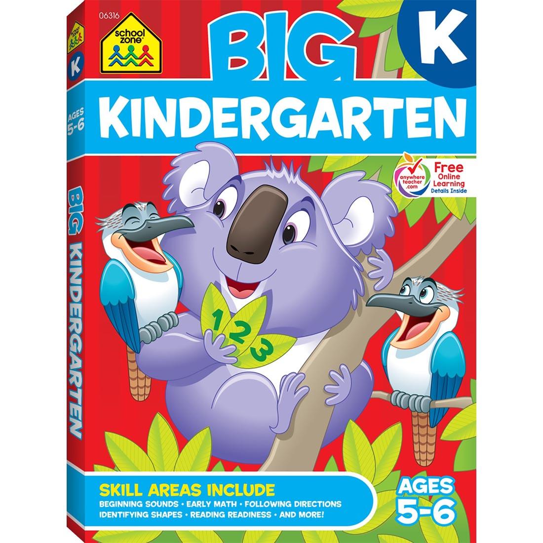 Cover of School Zone Big Kindergarten Workbook