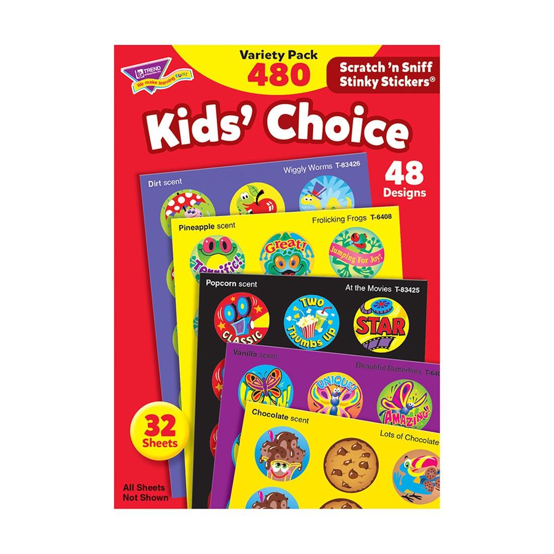 Kids' Choice TREND Scratch 'n Sniff Stinky Sticker Variety Pack