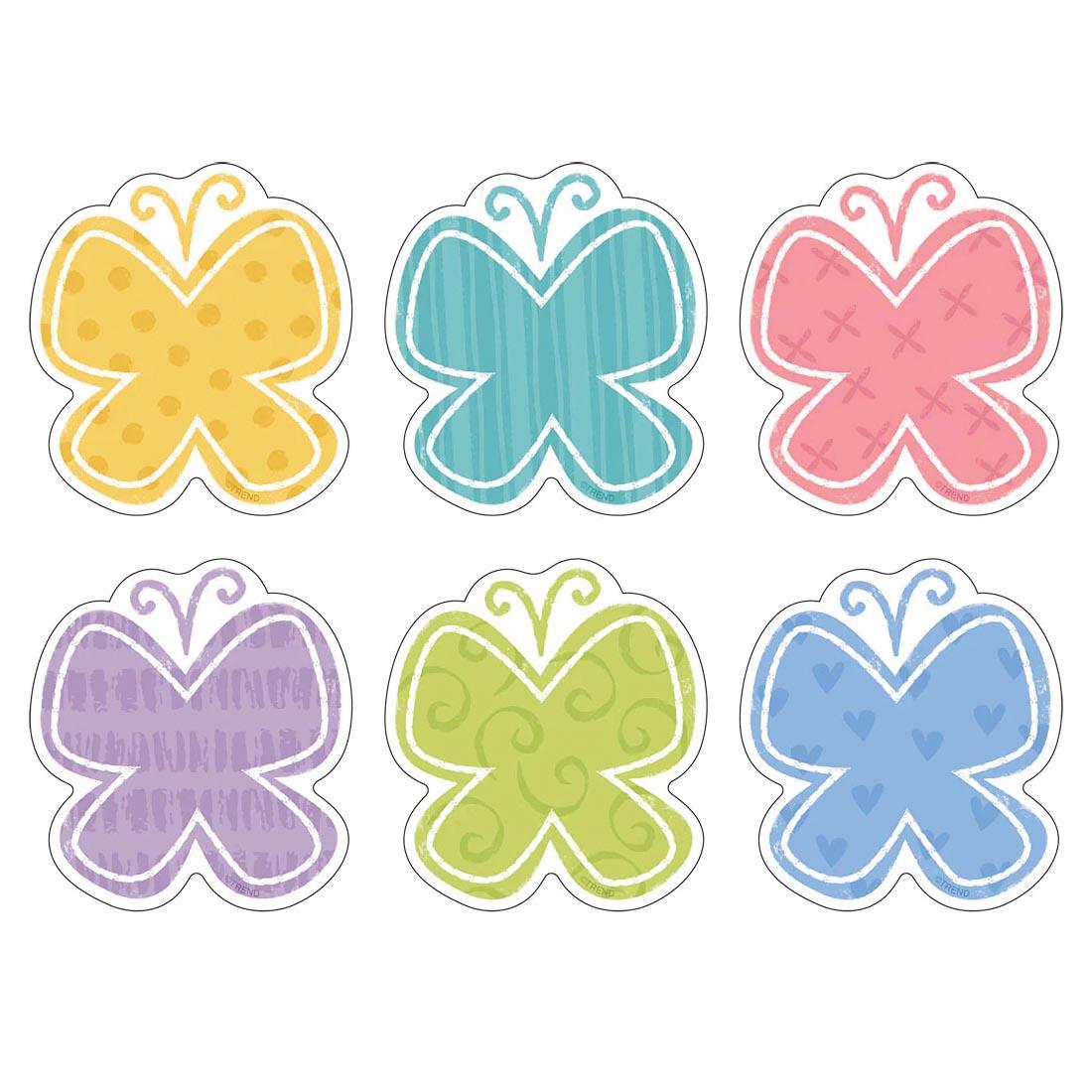 Six Garden Butterflies Mini Accents from the Good To Grow collection by TREND