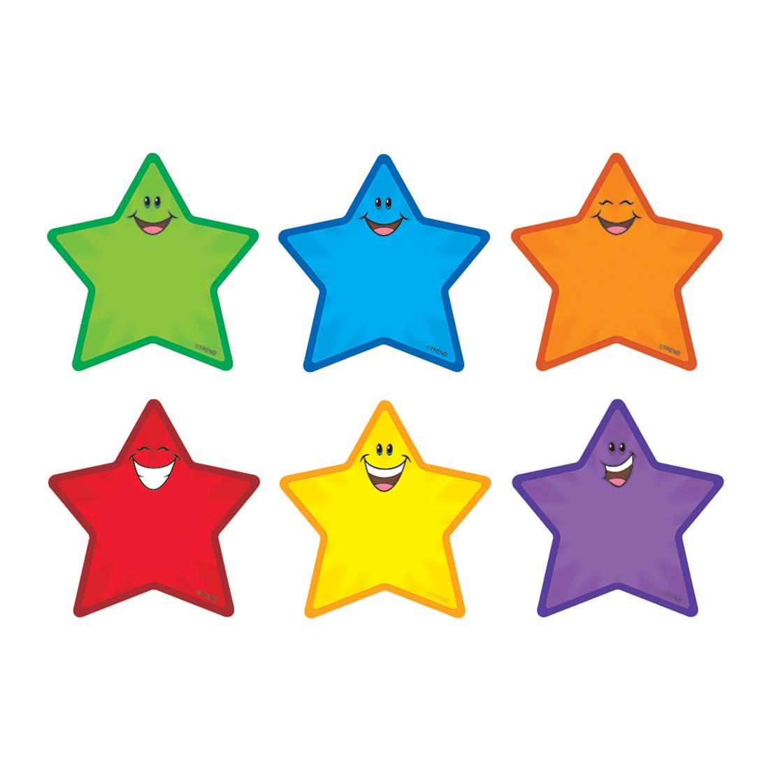 Six TREND Stars Mini Accents