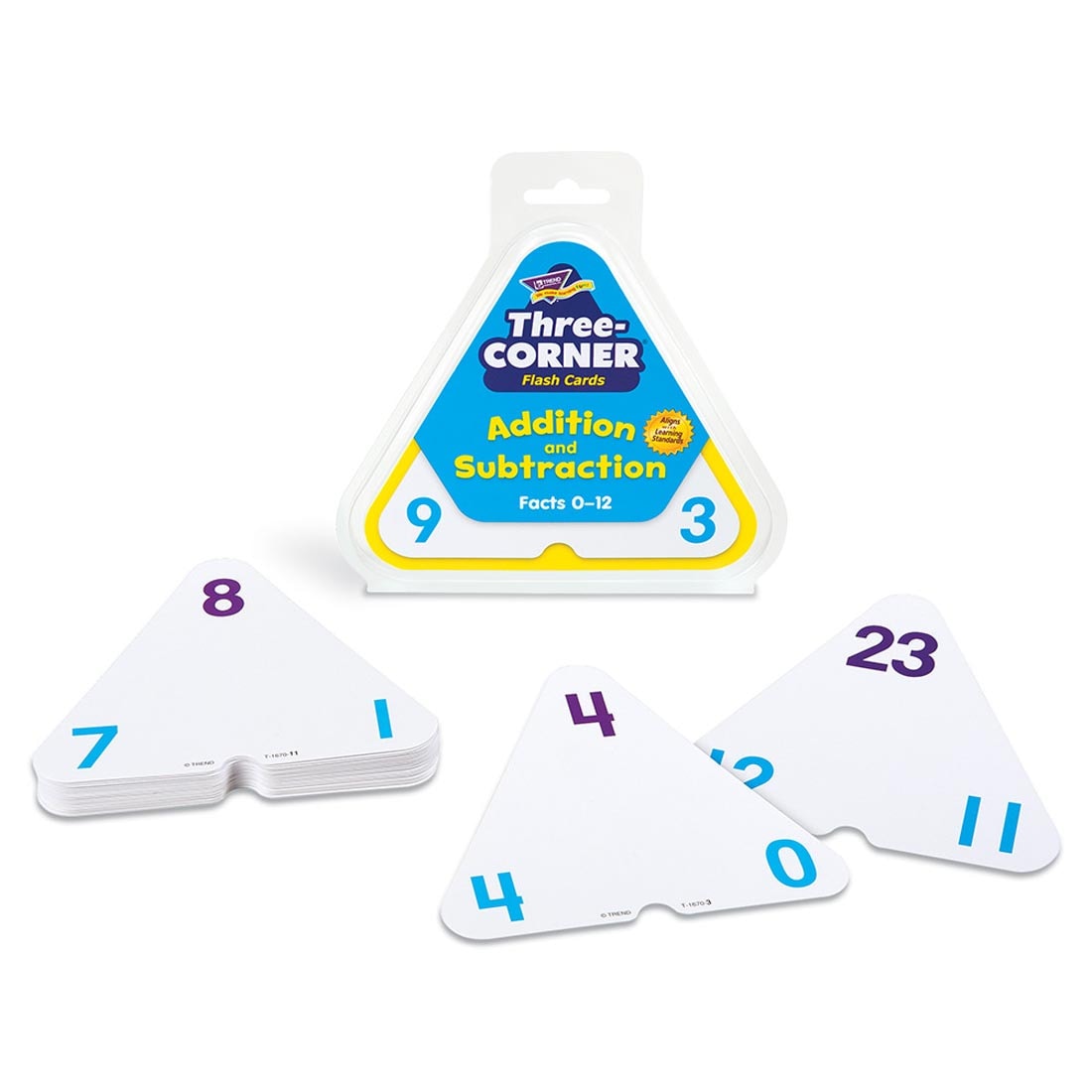 TREND Addition & Subtraction 3-Corner Flashcards