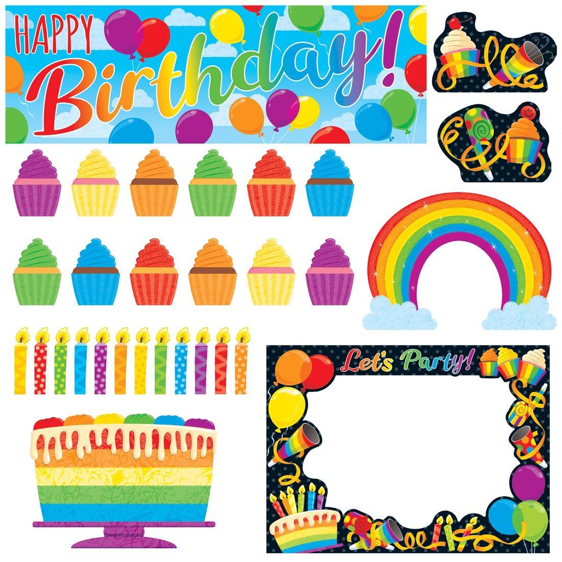 TREND Rainbow Birthday Wipe-Off Learning Set