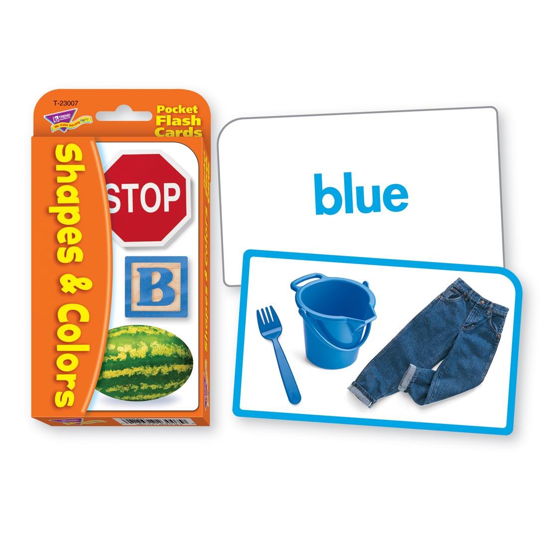 TREND Shapes & Colors Pocket Flash Cards