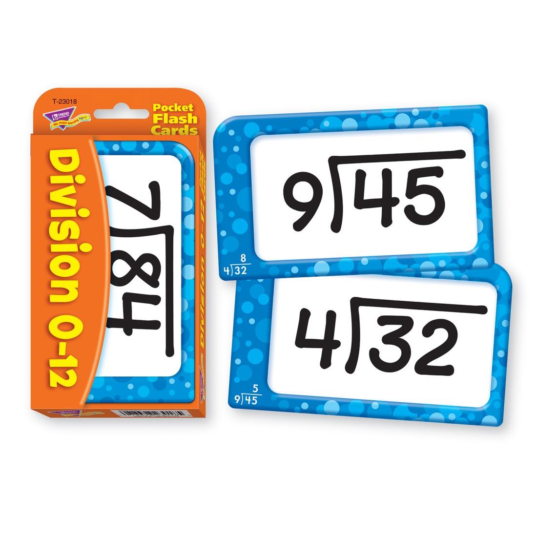 TREND Division 0-12 Pocket Flash Cards