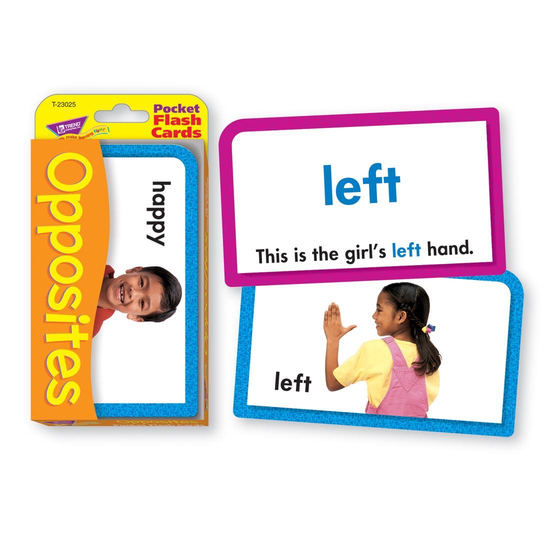 TREND Opposites Pocket Flash Cards