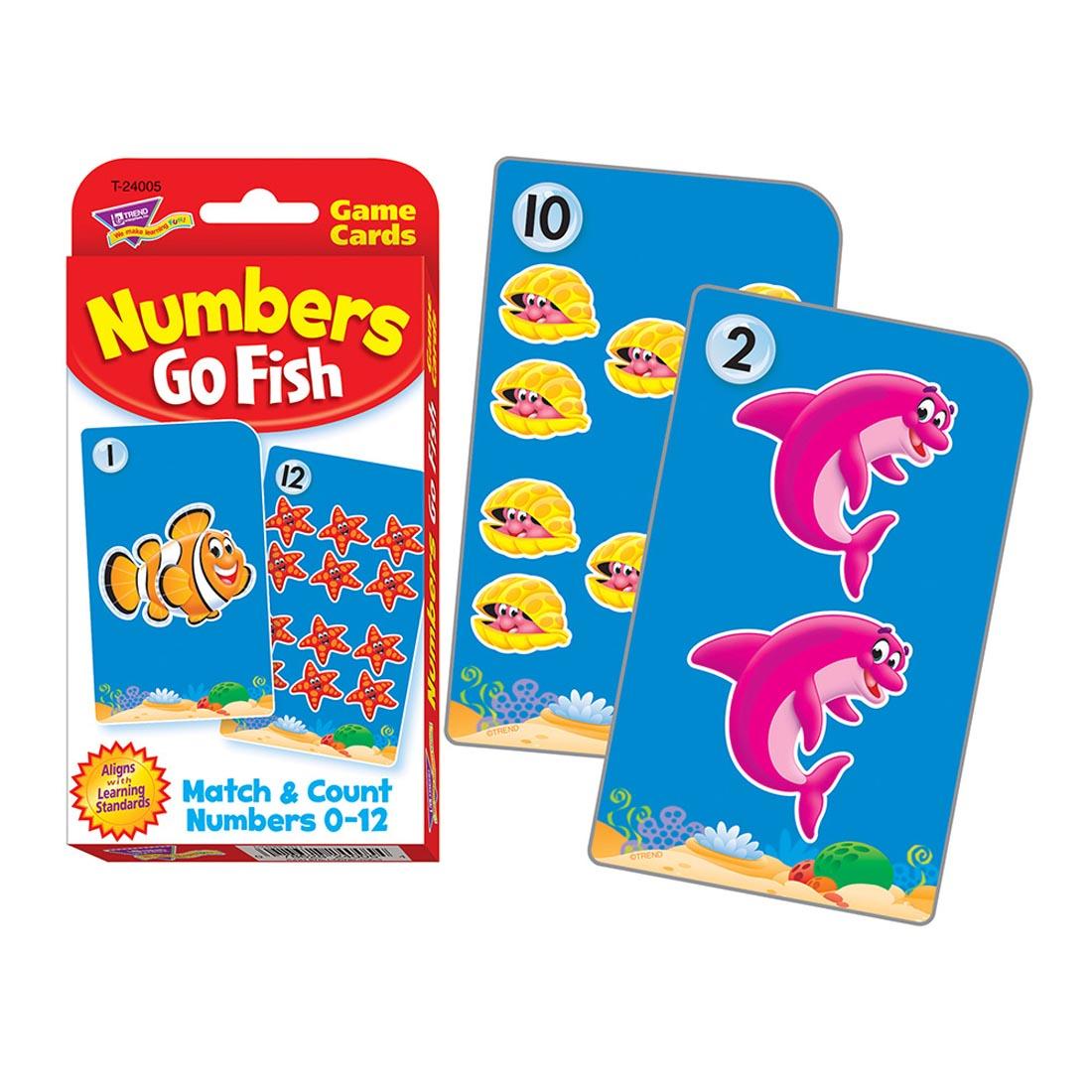 TREND Numbers Go Fish Challenge Cards