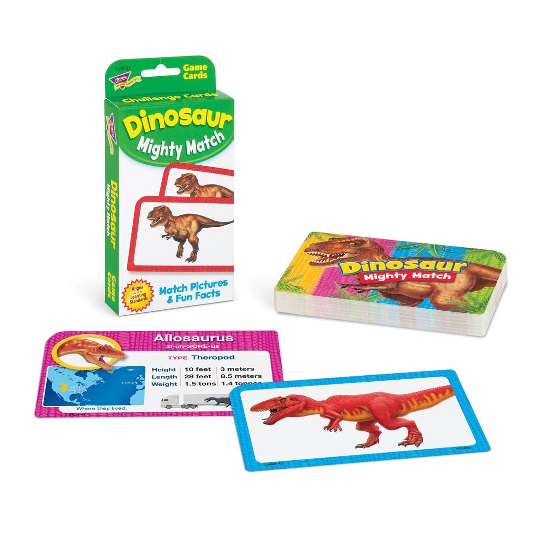TREND Dinosaur Mighty Match Challenge Cards