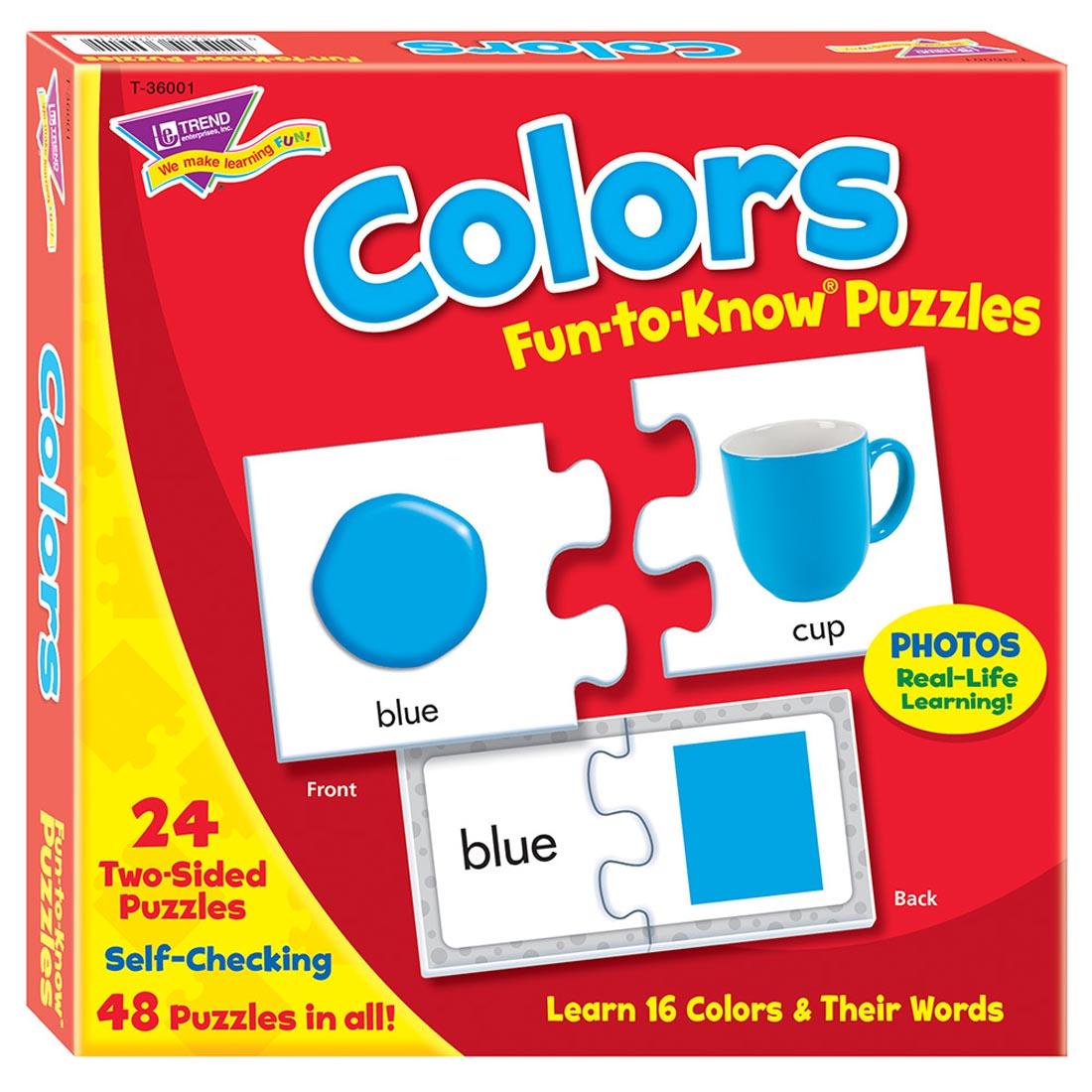 TREND Colors Fun-to-Know Puzzles