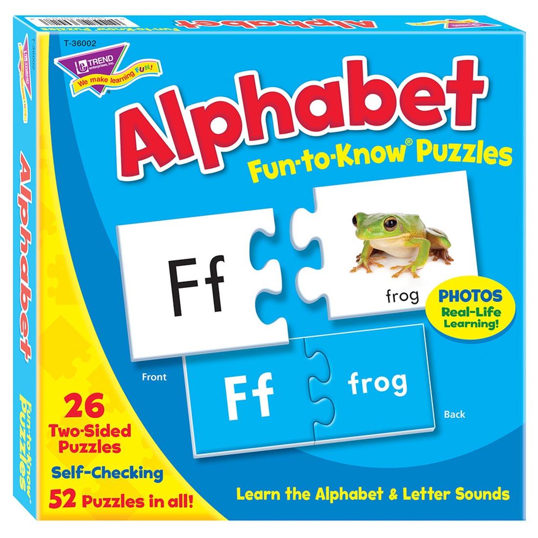 TREND Alphabet Fun-to-Know Puzzles