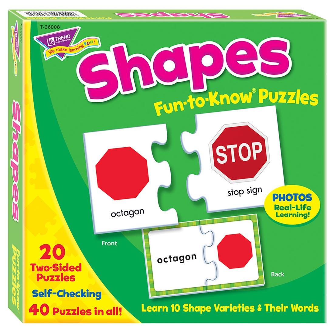 TREND Shapes Fun-to-Know Puzzles