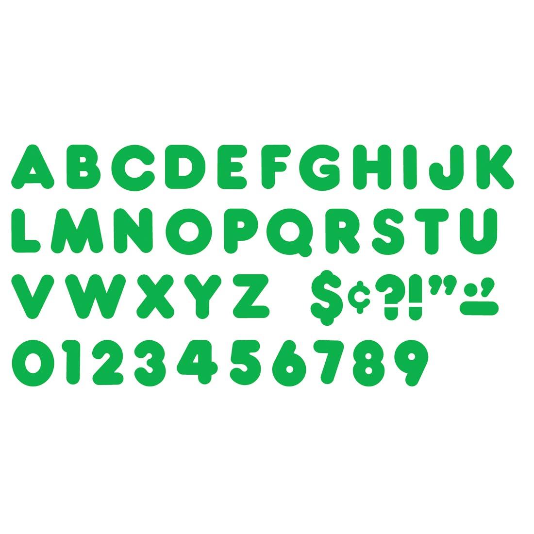 4" Green TREND Casual Ready Letters