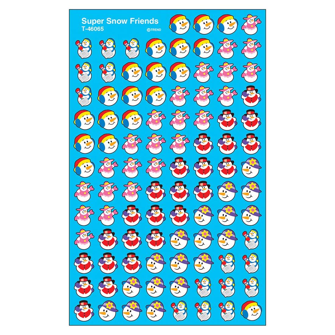 TREND Super Snow Friends superShapes Stickers