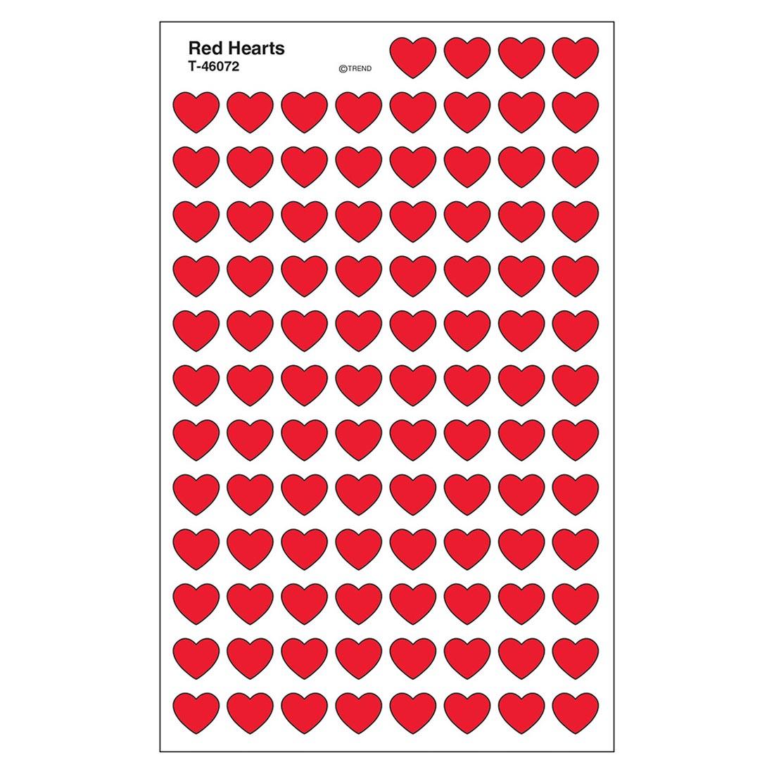 TREND Red Hearts superShapes Stickers