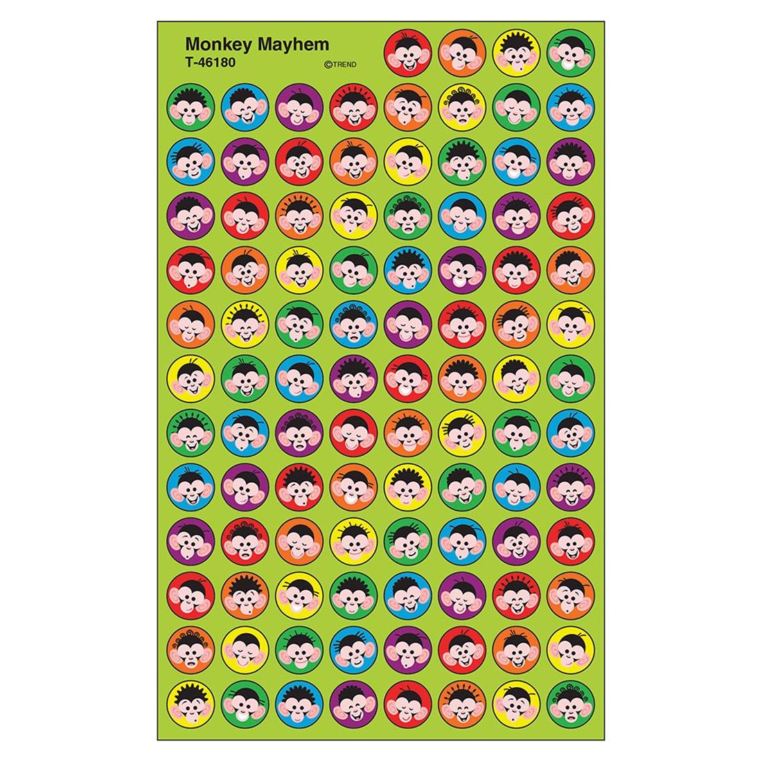 TREND Monkey Mayhem Super Spots Stickers