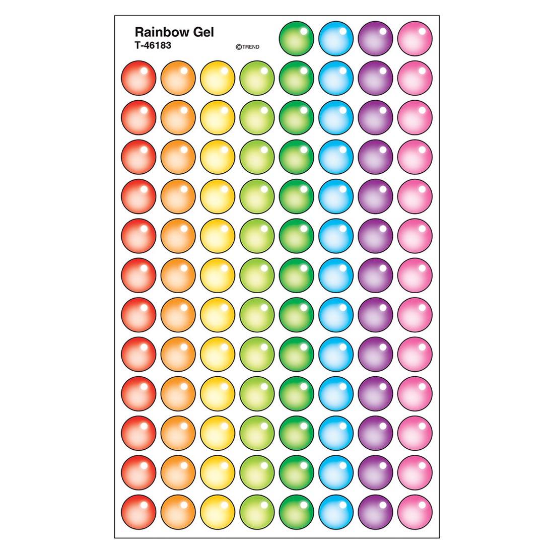 TREND Rainbow Gel superSpots Stickers