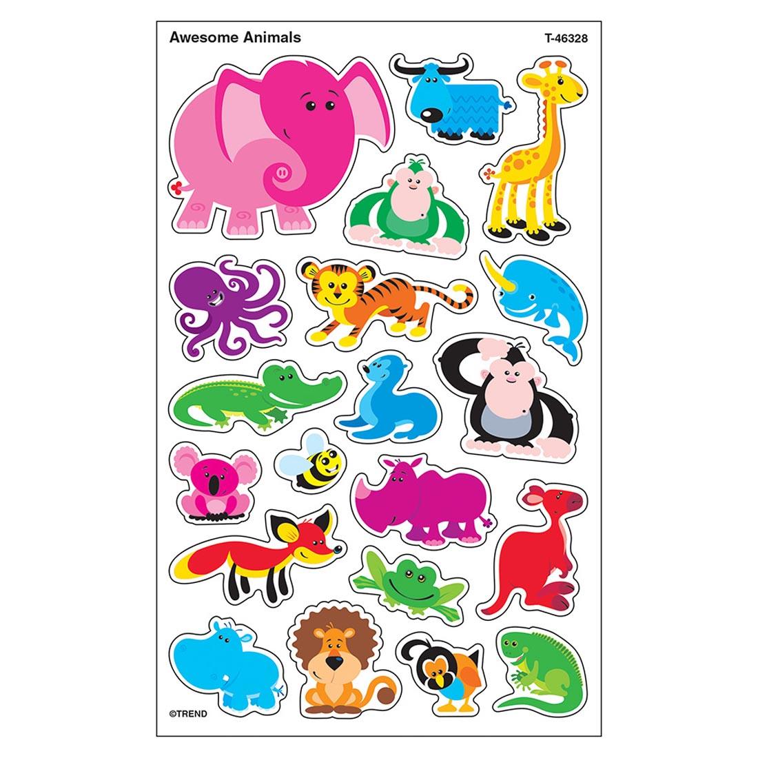 TREND Awesome Animals superShapes Stickers