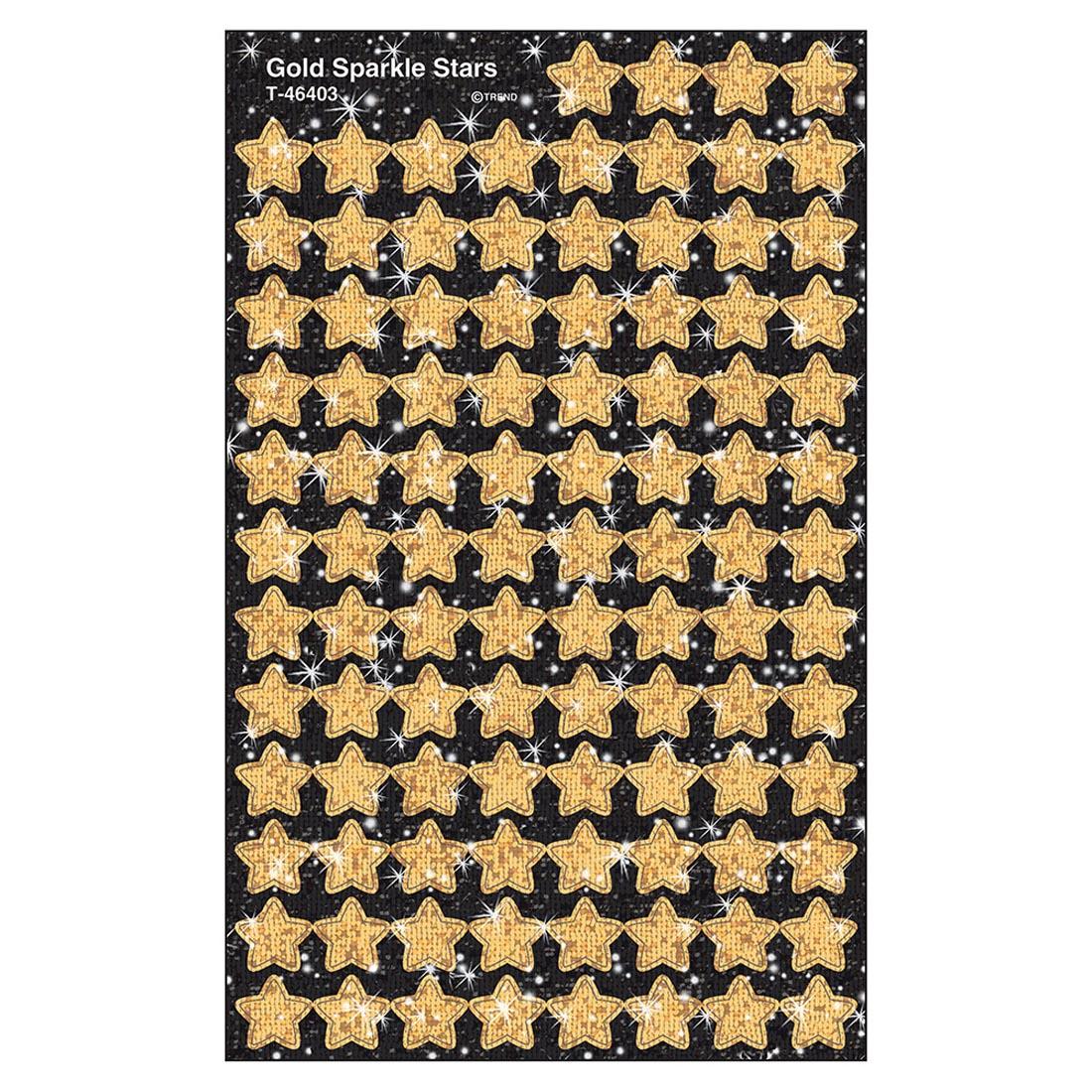 TREND Gold Sparkle Stars superShapes Stickers