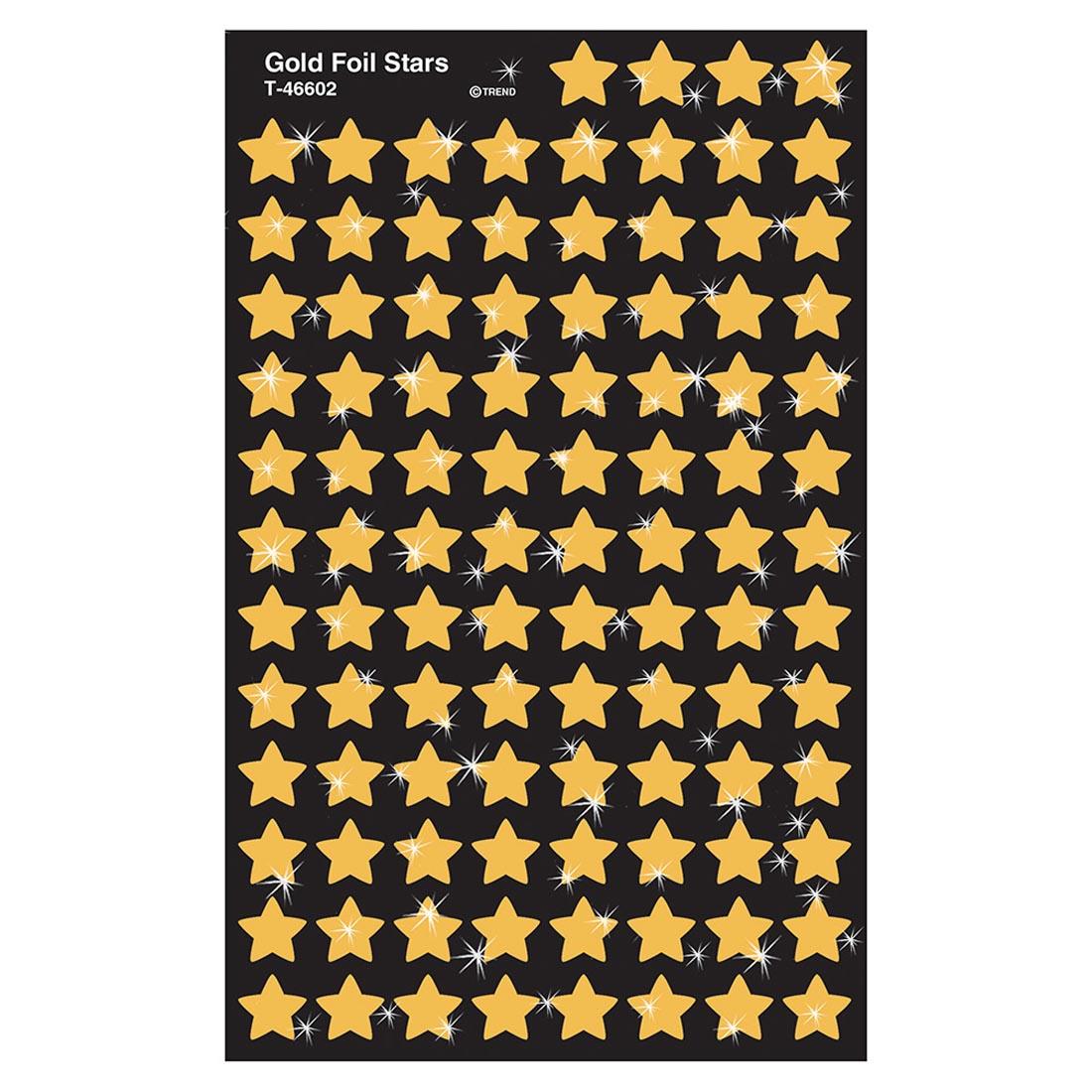 TREND Gold Foil Stars superShapes Stickers