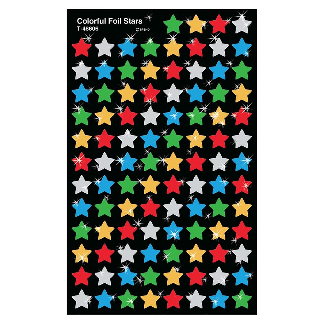 TREND Colorful Foil Stars superShapes Stickers