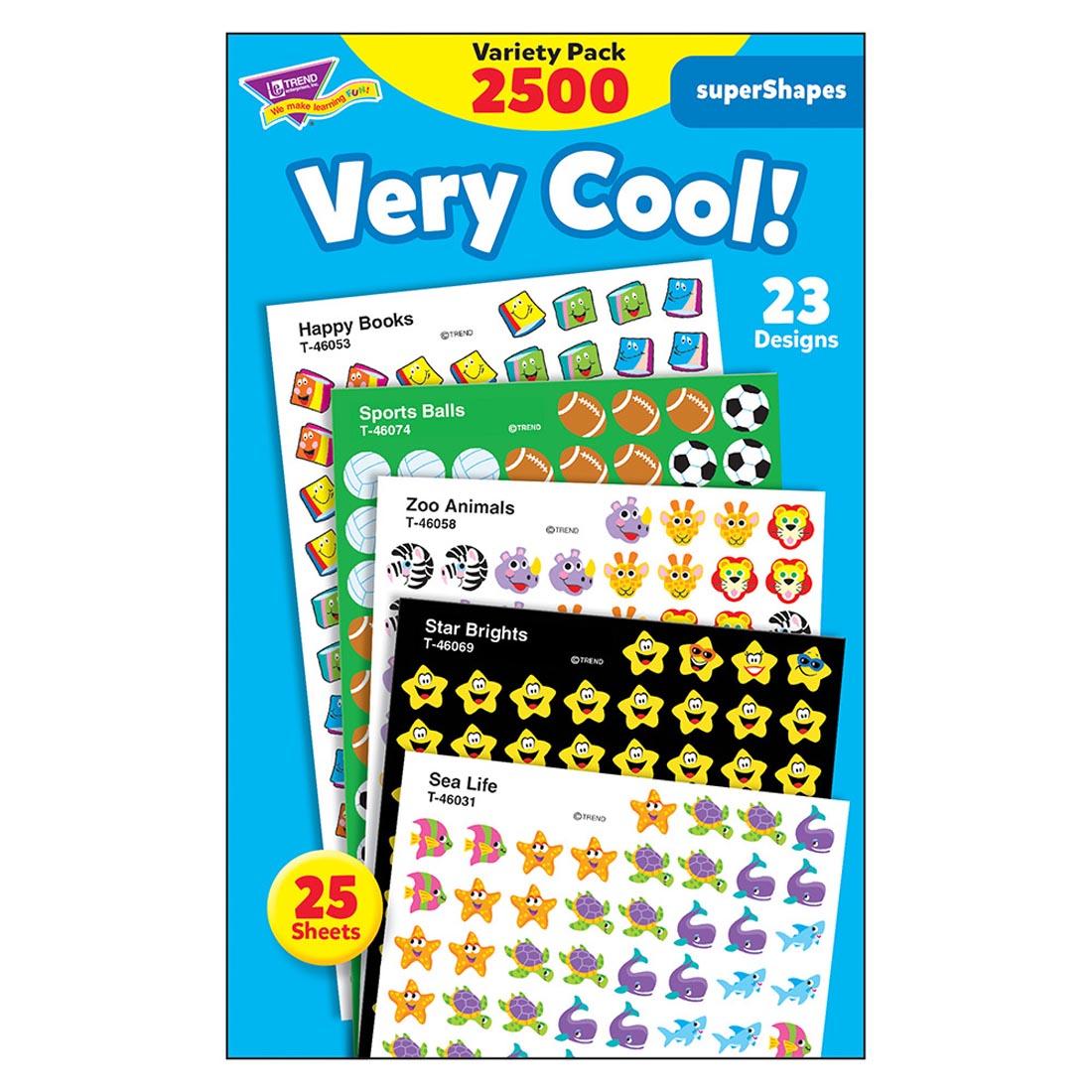 TREND Very Cool! superShapes Stickers Variety Pack