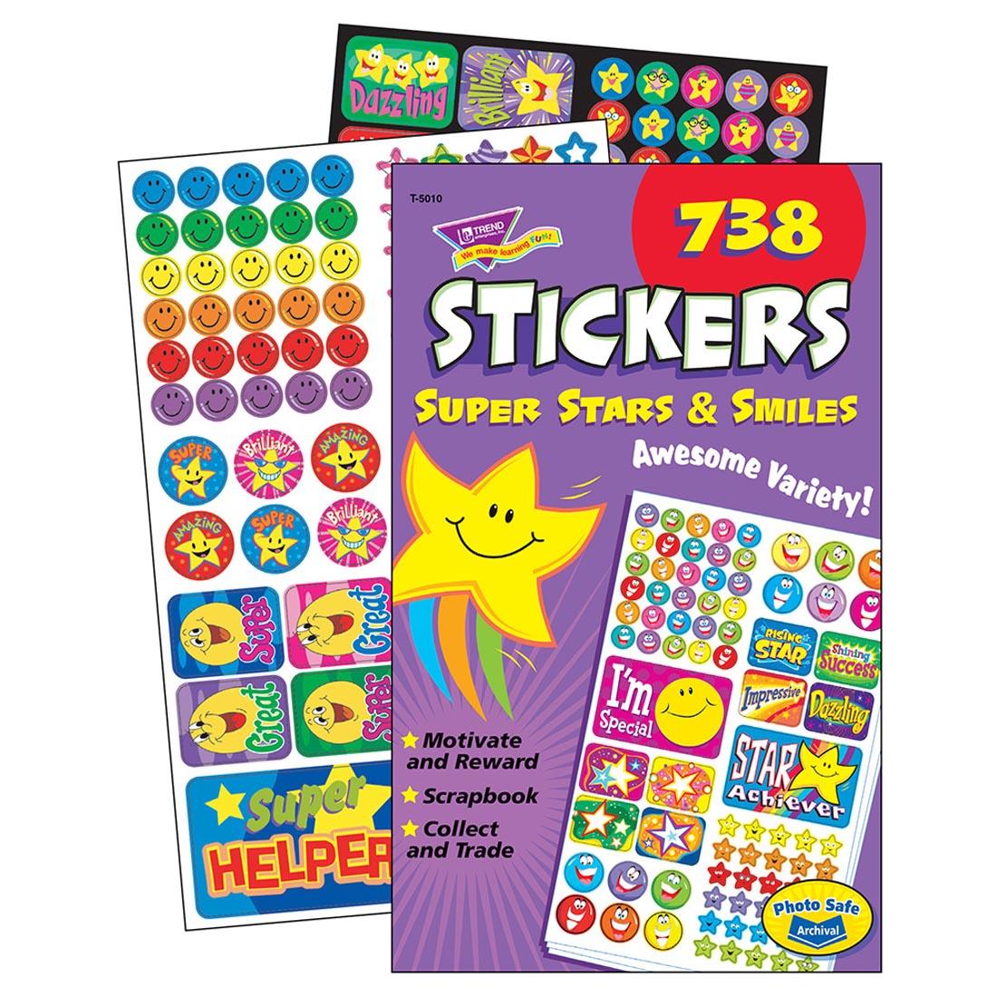 Super Stars & Smiles TREND Sticker Pad