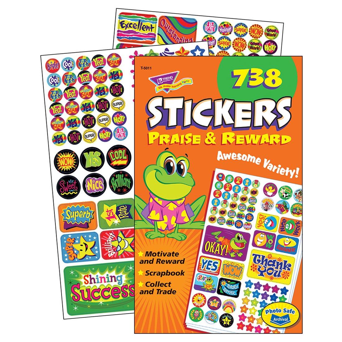 Praise & Reward TREND Sticker Pad