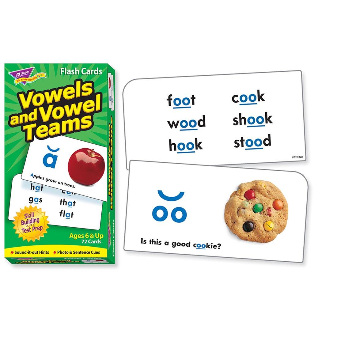 TREND Vowels & Vowel Teams Flash Cards