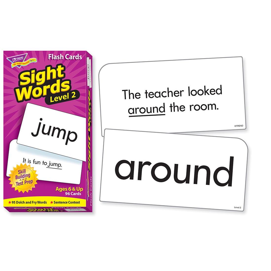 TREND Sight Words Flash Cards Level 2