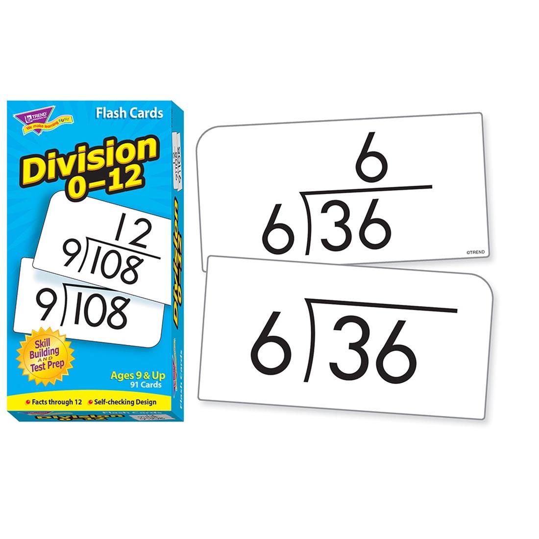 TREND Division 0-12 Flash Cards