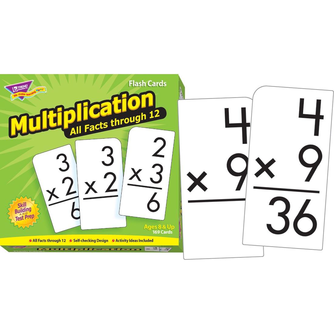 TREND Multiplication All Facts Through 12 Flash Cards