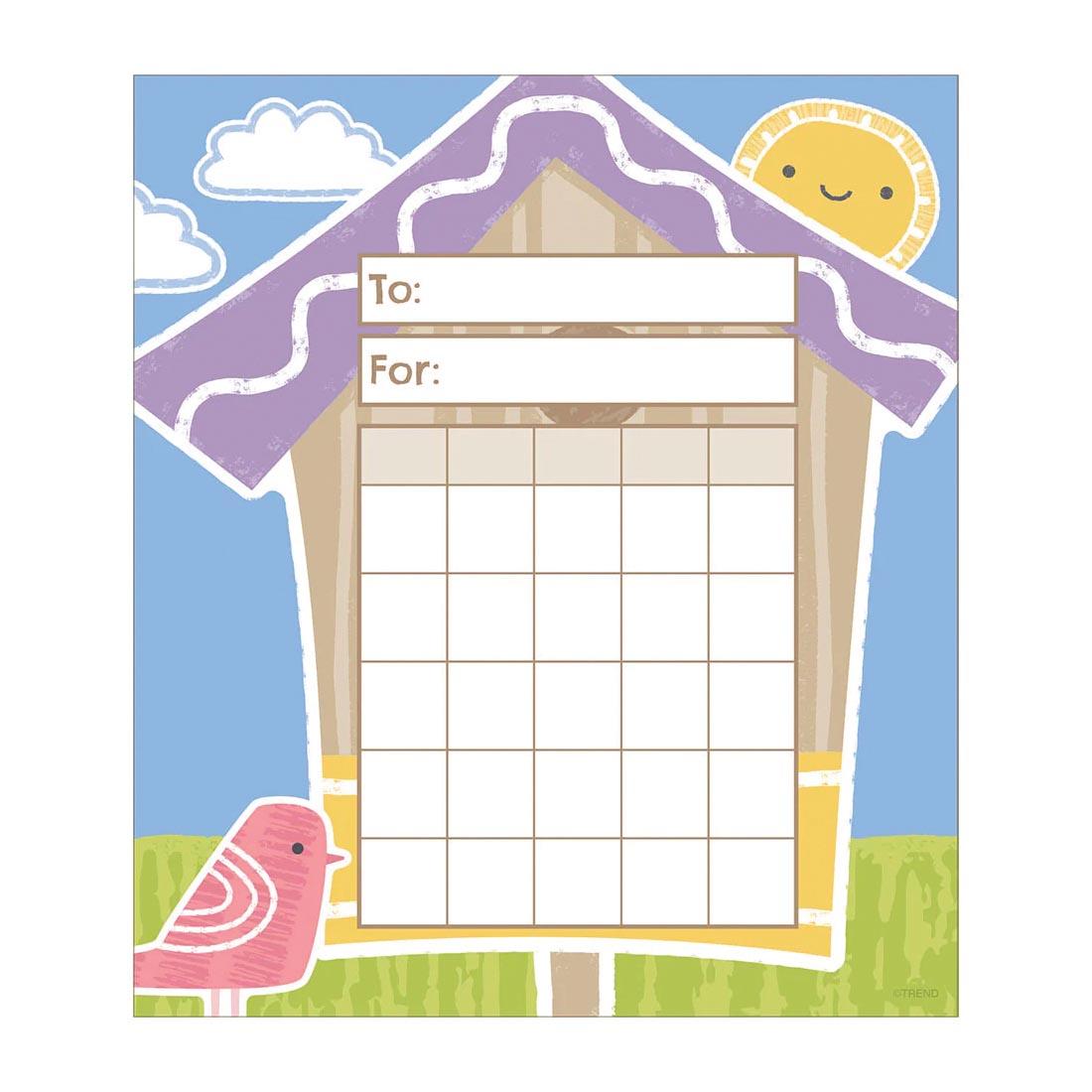 Garden Birdhouse Incentive Pad from the Good To Grow collection by TREND