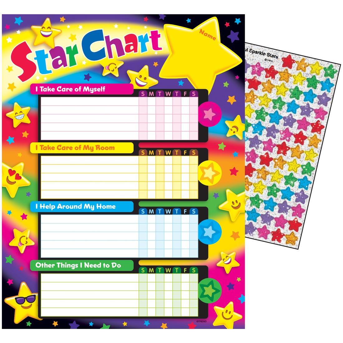 Emoji Stars Success Charts / Chore Charts